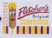 click here to view larger image of Fletchers® Corny Dogs (hand painted canvases)