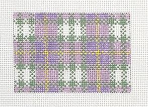 click here to view larger image of Purple Plaid (Lavender Fields) (hand painted canvases)