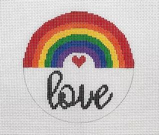 click here to view larger image of Rainbow - Love (hand painted canvases)
