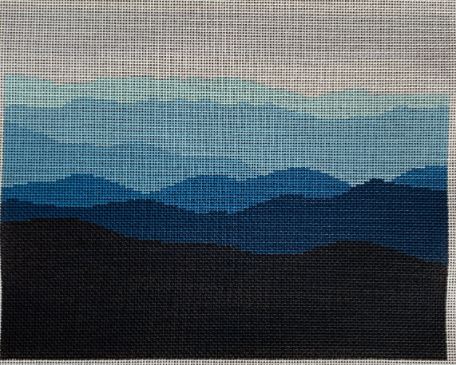 click here to view larger image of Blue Ridge Mountain Range (hand painted canvases)