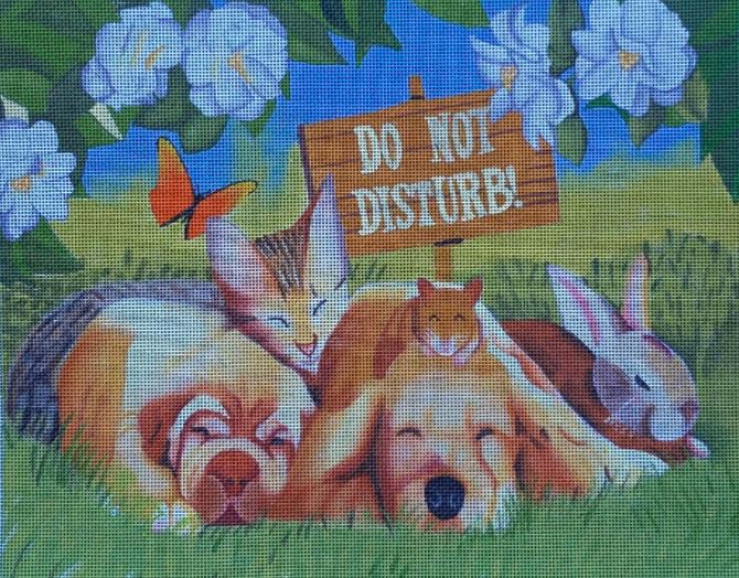 click here to view larger image of Sleepy Heads (hand painted canvases)