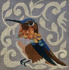 click here to view larger image of Fall Hummingbird (hand painted canvases)
