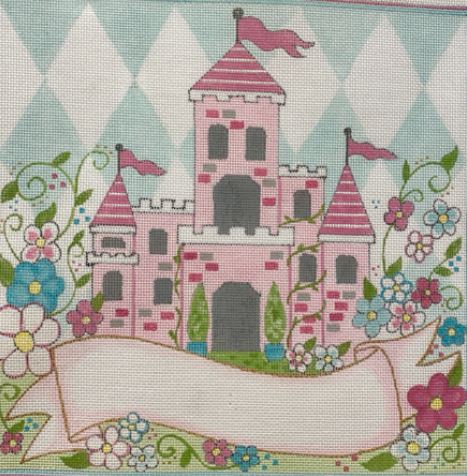 click here to view larger image of Princess Castle Announcement (hand painted canvases)