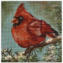 click here to view larger image of Red Cardinal (hand painted canvases)