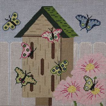 click here to view larger image of Butterfly House (hand painted canvases)