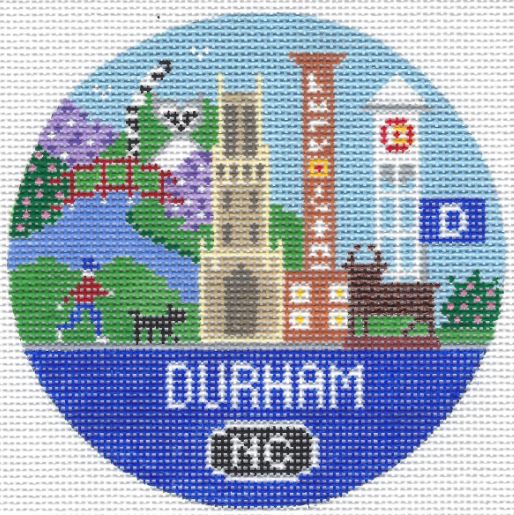 click here to view larger image of Durham NC (hand painted canvases)