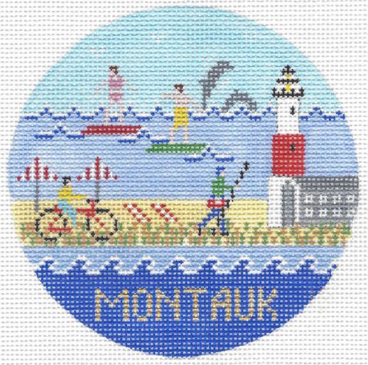 click here to view larger image of Montauk (hand painted canvases)