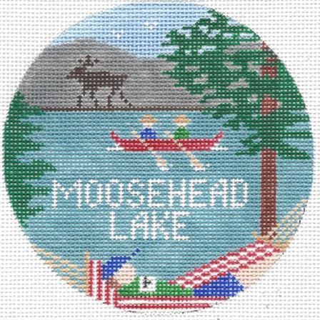 click here to view larger image of Moosehead Lake (hand painted canvases)
