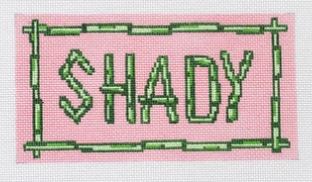 click here to view larger image of Shady Lady (hand painted canvases)