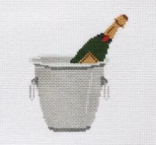 click here to view larger image of Champagne Bucket (hand painted canvases)