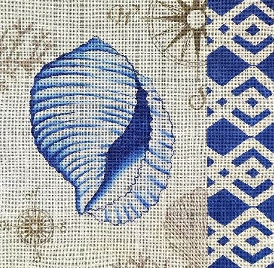 click here to view larger image of Tahitian Seashell (hand painted canvases)