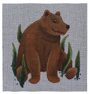 click here to view larger image of Woodland Bear (hand painted canvases)
