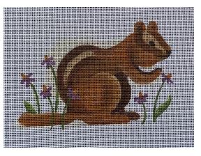 click here to view larger image of Woodland Chipmunk (hand painted canvases)