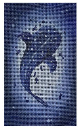 click here to view larger image of Whale Shark  (hand painted canvases)