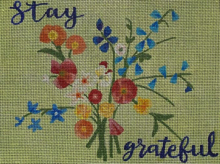 click here to view larger image of Stay Grateful   (hand painted canvases)