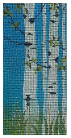 click here to view larger image of Birch Trees  (hand painted canvases)