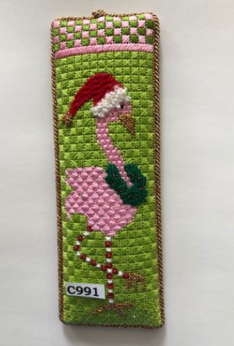 click here to view larger image of Chartreuse Flamingo (hand painted canvases)