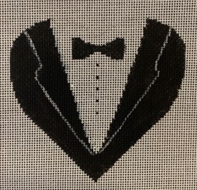 click here to view larger image of Heart - Groom (hand painted canvases)