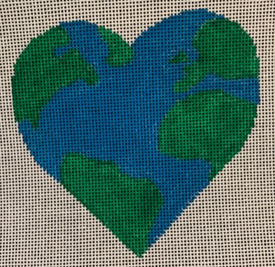 click here to view larger image of Heart - We are the World (hand painted canvases)