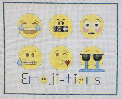 click here to view larger image of Emoji - Emojitions (hand painted canvases)