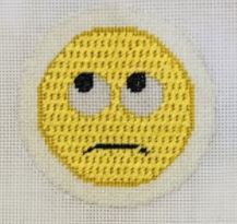 click here to view larger image of Emoji - Rolling Eyes   (hand painted canvases)