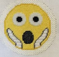 click here to view larger image of Emoji - OMG   (hand painted canvases)