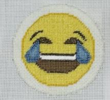 click here to view larger image of Emoji - Laughing   (hand painted canvases)