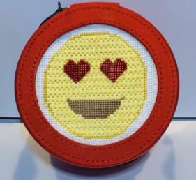 click here to view larger image of Emoji - Heart Eyes  (hand painted canvases)