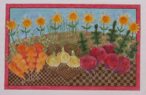 click here to view larger image of Sunflowers and Vegetables (hand painted canvases)