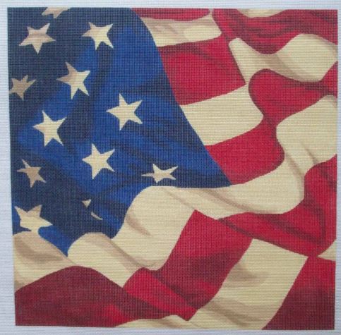 click here to view larger image of Old Glory - Large (hand painted canvases)