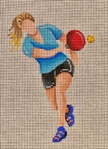 click here to view larger image of Female Pickleball Player (hand painted canvases)