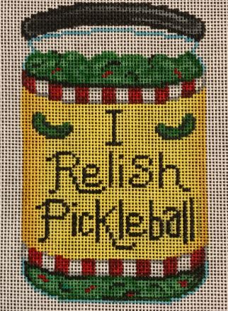 click here to view larger image of I Relish Pickleball  (hand painted canvases)