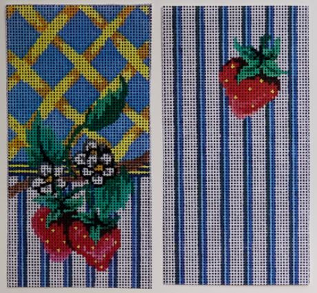 click here to view larger image of Strawberries EGC (hand painted canvases)