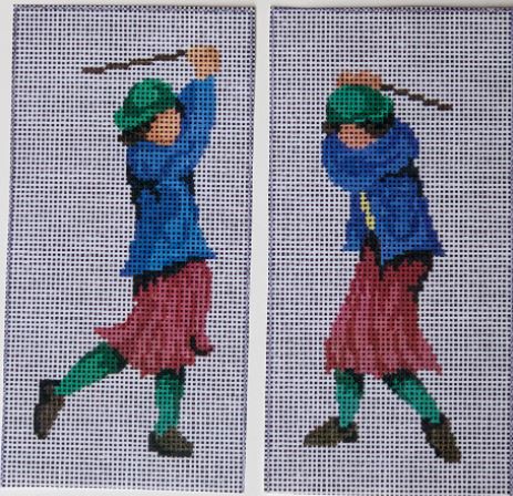 click here to view larger image of Golfer EGC (hand painted canvases)