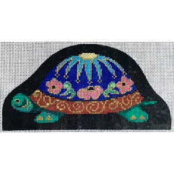 click here to view larger image of Cloisonne Turtle (hand painted canvases)