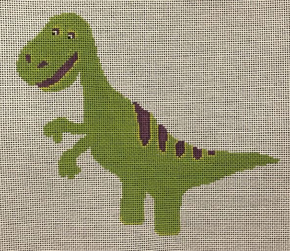 click here to view larger image of Green Dino (hand painted canvases)