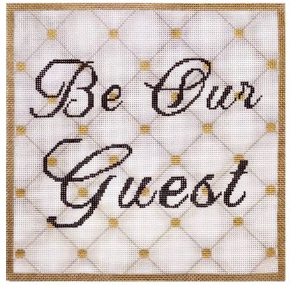 click here to view larger image of Be Our Guest (hand painted canvases)