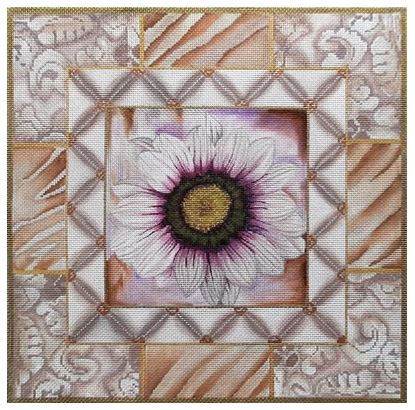 click here to view larger image of Anemone Collage (hand painted canvases)
