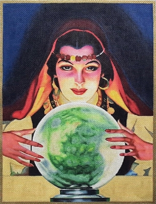 click here to view larger image of Fortune Teller (hand painted canvases)