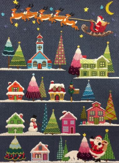 click here to view larger image of Christmas Village Stitch Guide (books)