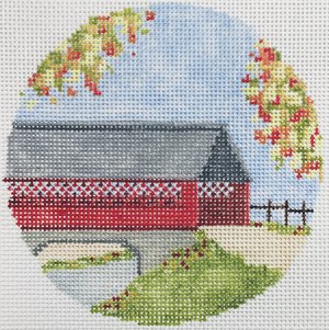 click here to view larger image of Covered Bridge (hand painted canvases)