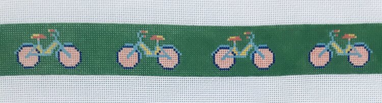 click here to view larger image of Emerald Bicycle Belt (hand painted canvases)