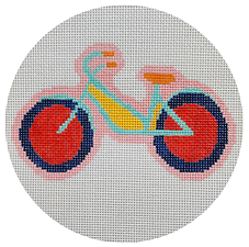 click here to view larger image of Bicycle   (hand painted canvases)