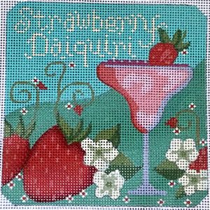click here to view larger image of Strawberry Daiquiri  (hand painted canvases)