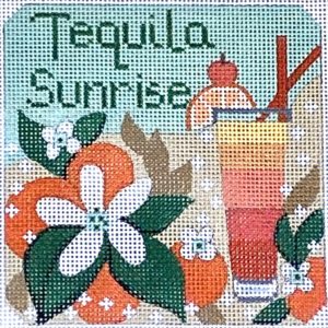 click here to view larger image of Tequila Sunrise   (hand painted canvases)
