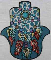 click here to view larger image of Hamsa Dream (hand painted canvases)