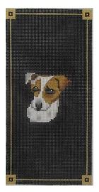 click here to view larger image of Jack Russell Eye Glass Case (hand painted canvases)
