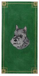 click here to view larger image of Schnauzer Eye Glass Case (hand painted canvases)