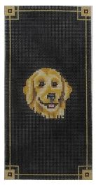 click here to view larger image of Golden Retriever Eye Glass Case (hand painted canvases)