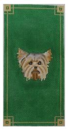 click here to view larger image of Yorkshire Terrier Eye Glass Case (hand painted canvases)